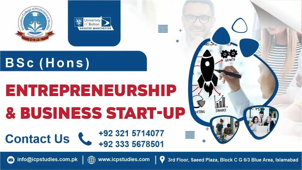 BSc (Hons) Entrepreneurship and Business Start-Up University of Bolton