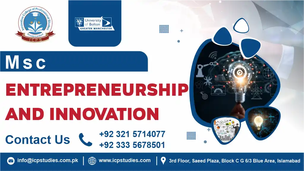 MSc Entrepreneurship and Innovation University of Bolton