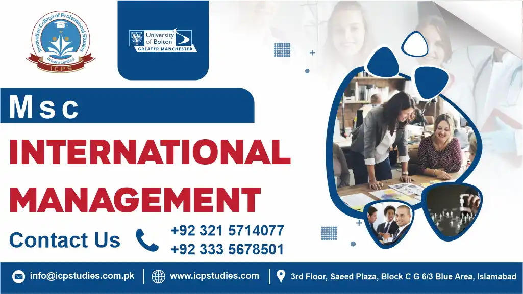 MSc International Management University of Bolton