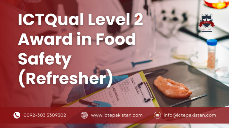 ICTQual Level 2 Award in Food Safety (Refresher)