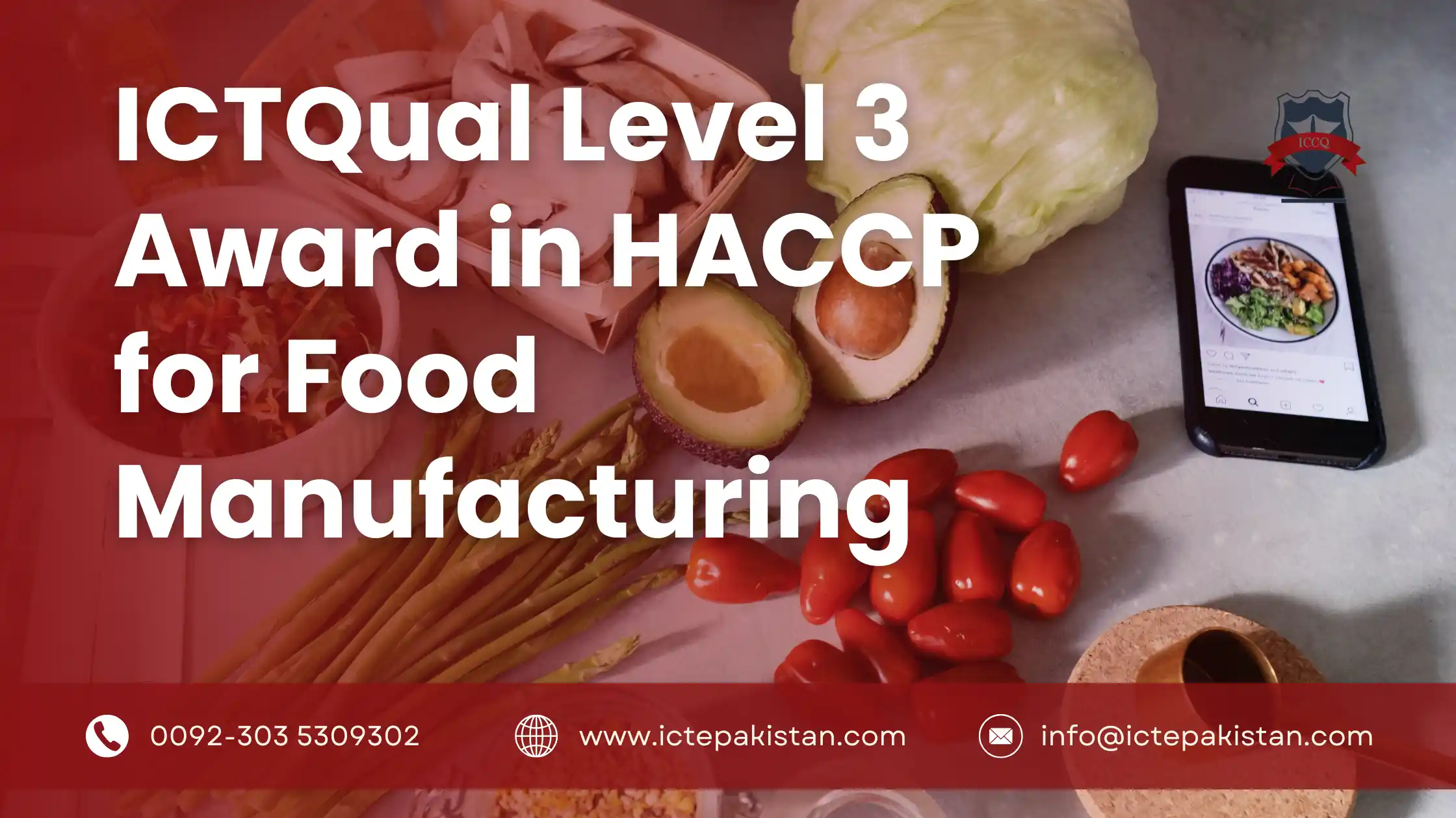 ICTQual Level 3 Award in HACCP for Food Manufacturing