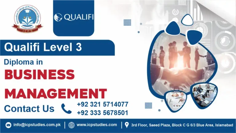 Qualifi Level 3 Diploma in Business Management