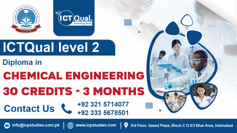 ICTQual Level 2 Diploma in Chemical engineering 30 Credits - 3 Months