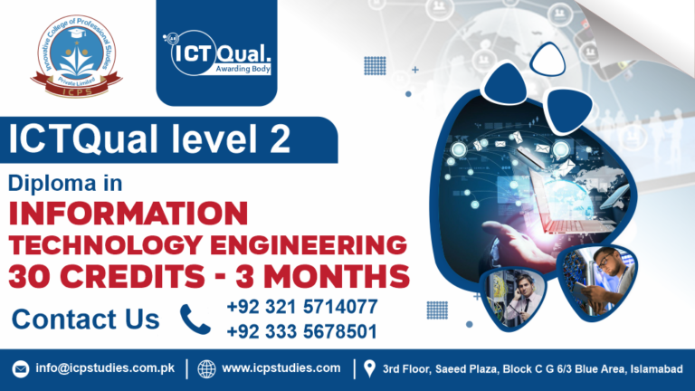 ICTQual Level 2 Diploma in Information Technology Engineering 30 Credits - 3 Months