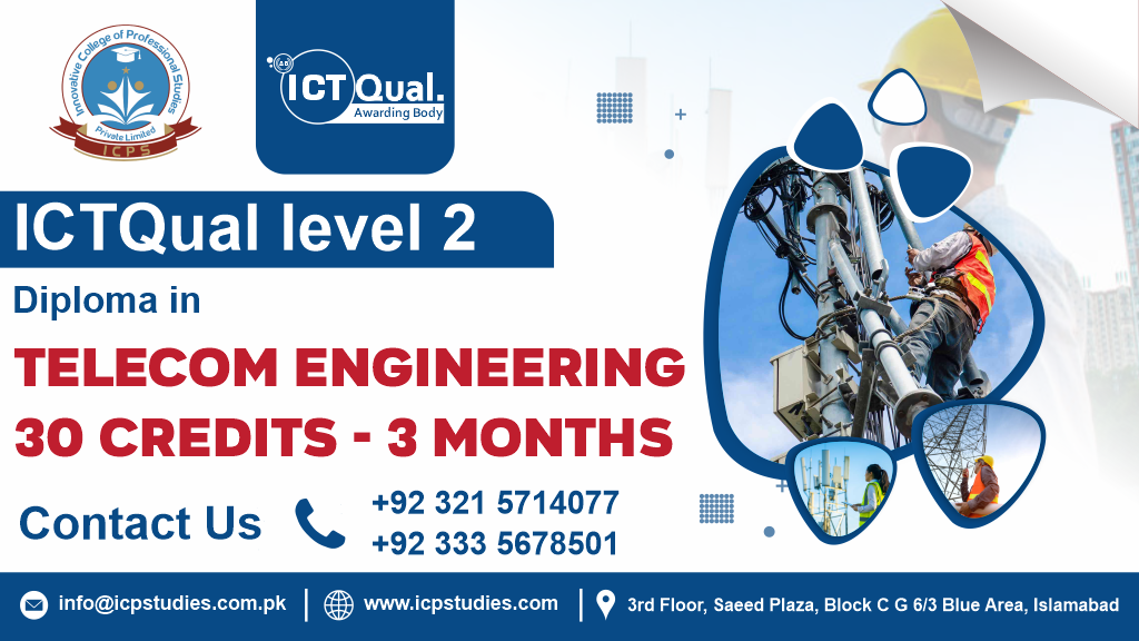 ICTQual Level 2 Diploma in Telecom Engineering 30 Credits - 3 Months