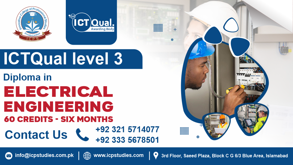 ICTQual Level 3 Diploma in Electrical Engineering 60 Credits - Six Months