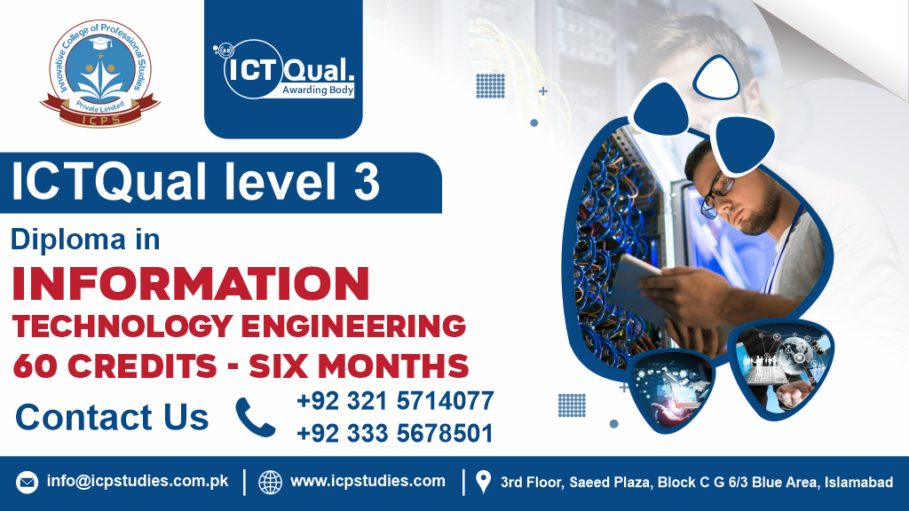 ICTQual Level 3 Diploma in Information Technology Engineering 60 Credits - Six Months