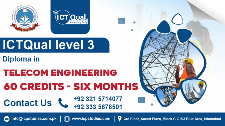 ICTQual Level 3 Diploma in Telecom Engineering 60 Credits - Six Months