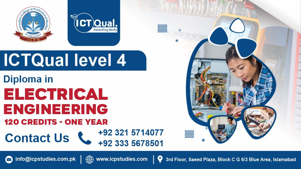 ICTQual Level 4 Diploma in Electrical Engineering 120 Credits – One Year