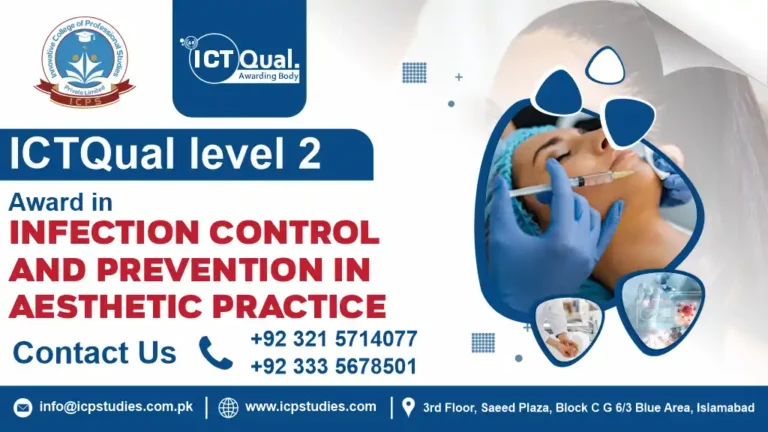 ICTQual Level 2 Award in Infection Control and Prevention in Aesthetic Practice