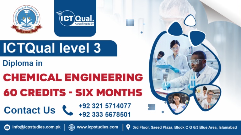 ICTQual Level 3 Diploma in Chemical engineering 60 Credits - Six Months