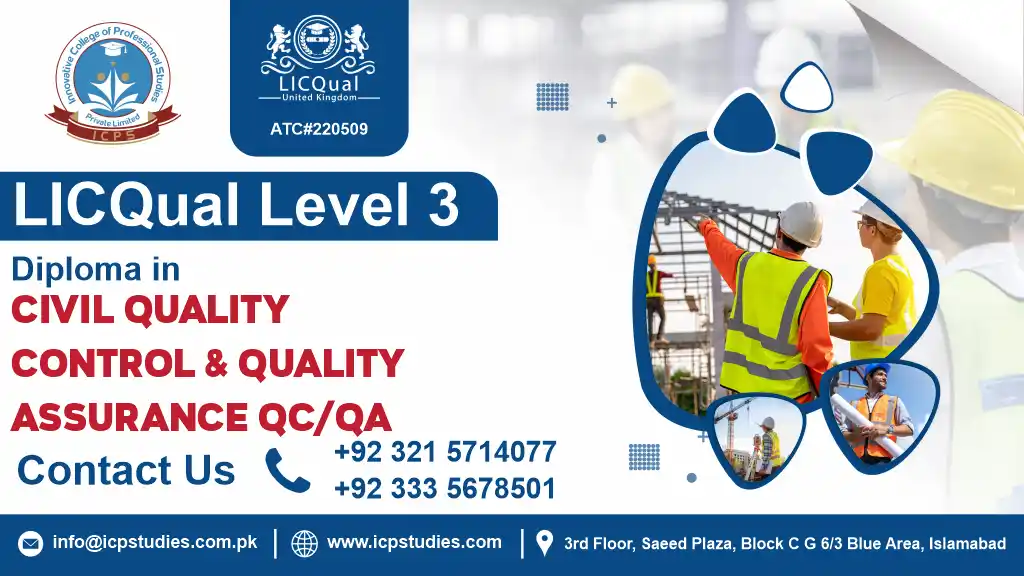 LICQual level 3 Diploma in Civil Quality Control and Quality Assurance QC QA