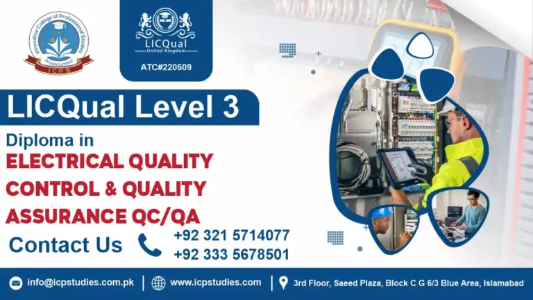 LICQual level 3 Diploma in Electrical Quality Control and Quality Assurance QC QA