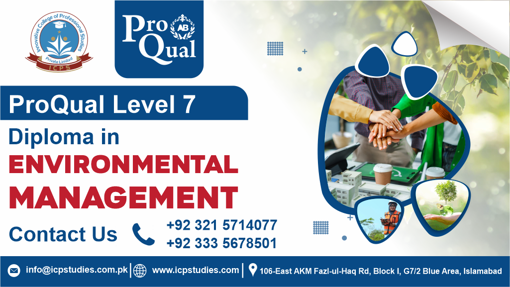 ProQual Level 7 Diploma in Environmental Management