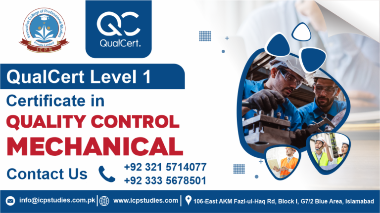 QualCert Level 1 Certificate in Quality Control ( QC ) Mechanical