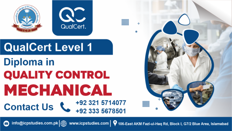 QualCert Level 1 Diploma in Quality Control ( QC ) Mechanical