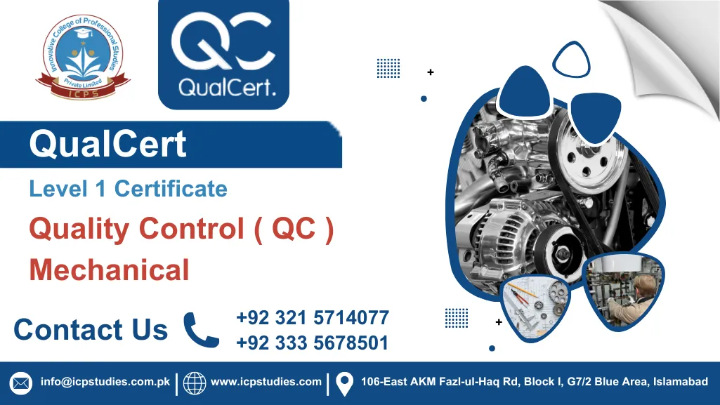 QualCert Level 1 Certificate in Quality Control ( QC ) Mechanical