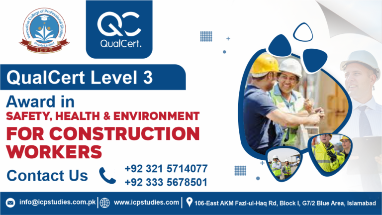 QualCert Level 3 Award in Safety Health and Environment for Construction Worker