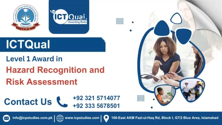 ICTQual Level 1 Award in Hazard Recognition and Risk Assessment