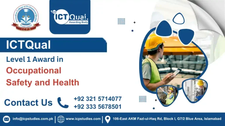 ICTQual Level 1 Award in Occupational Safety and Health