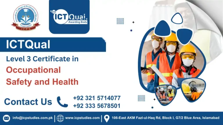 ICTQual Level 3 Certificate in Occupational Safety and Health