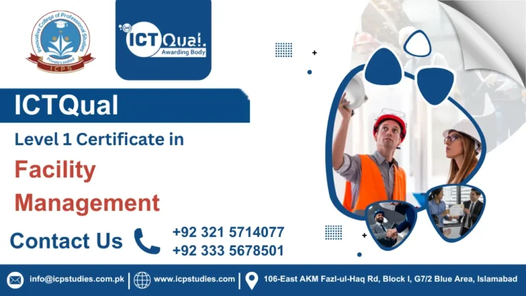 ICTQual Level 1 Certificate in Facilities Management
