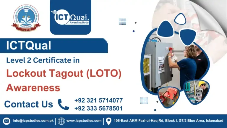 ICTQual Level 2 Certificate in Lockout Tagout (LOTO) Awareness
