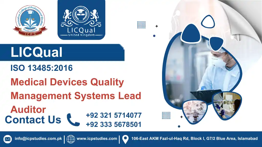 LICQual ISO 13485:2016 Medical Devices Quality Management Systems Lead Auditor