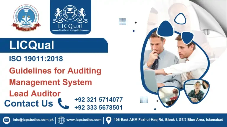 LICQual ISO 19011:2018 Guidelines for Auditing Management System Lead Auditor
