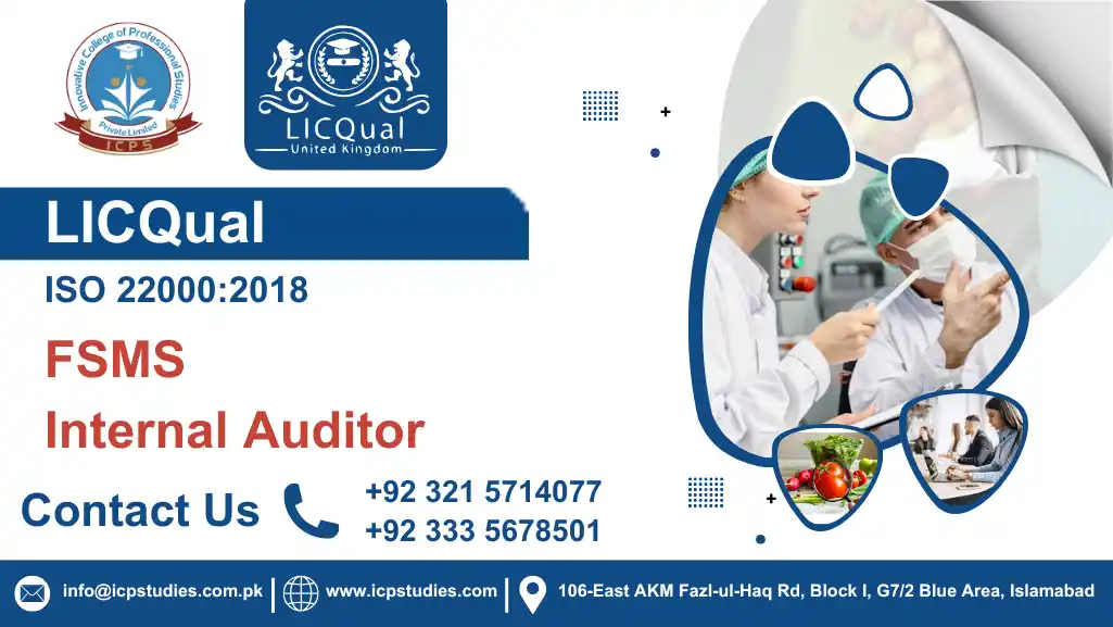 LICQual ISO 22000:2018 FSMS Internal Auditor
