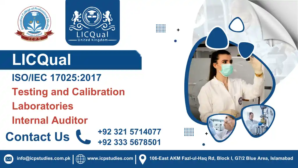 LICQual ISO/IEC 17025:2017 Testing and Calibration Laboratories Internal Auditor
