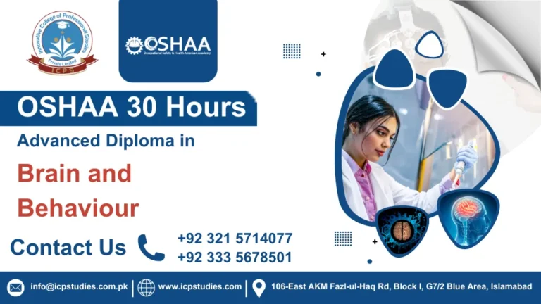 OSHAA 30-Hours Advanced Diploma in Brain and Behaviour