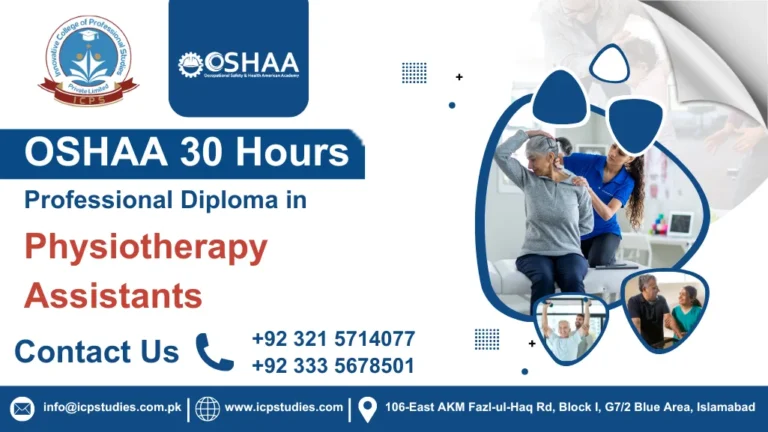 OSHAA 30-Hours Professional Diploma in Physiotherapy Assistants