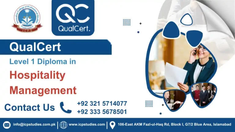 QualCert Level 1 Diploma in Hospitality Management
