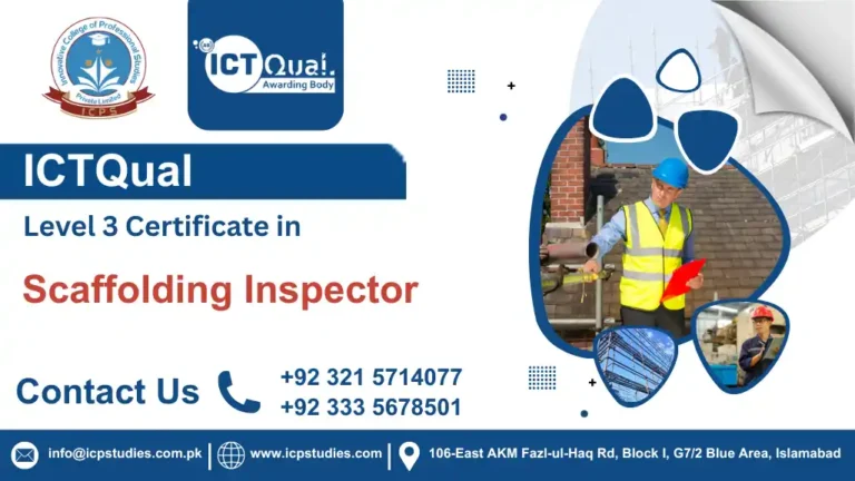 ICTQual AB Level 3 Certificate in Scaffolding Inspector