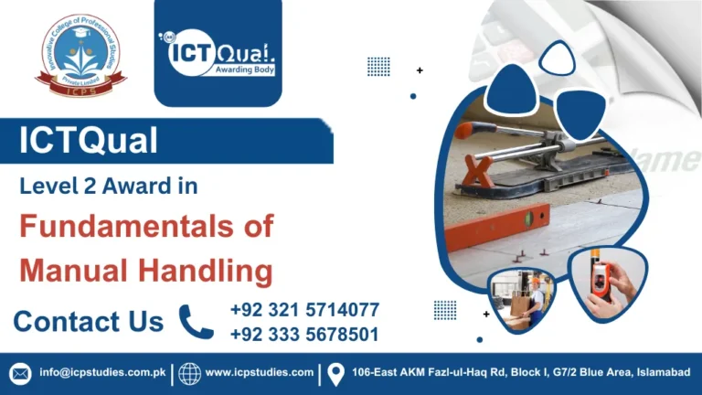 ICTQual Level 2 Award in Fundamentals of Manual Handling