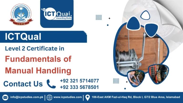 ICTQual Level 2 Certificate in Fundamentals of Manual Handling