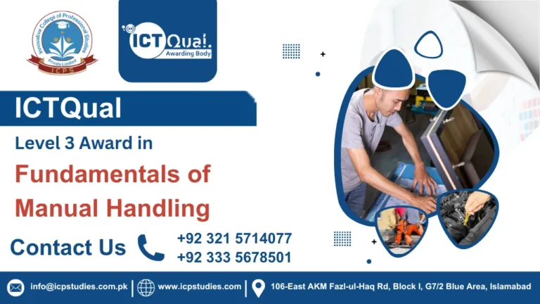 ICTQual Level 3 Award in Fundamentals of Manual Handling
