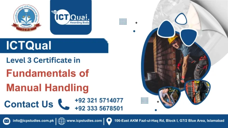 ICTQual Level 3 Certificate in Fundamentals of Manual Handling