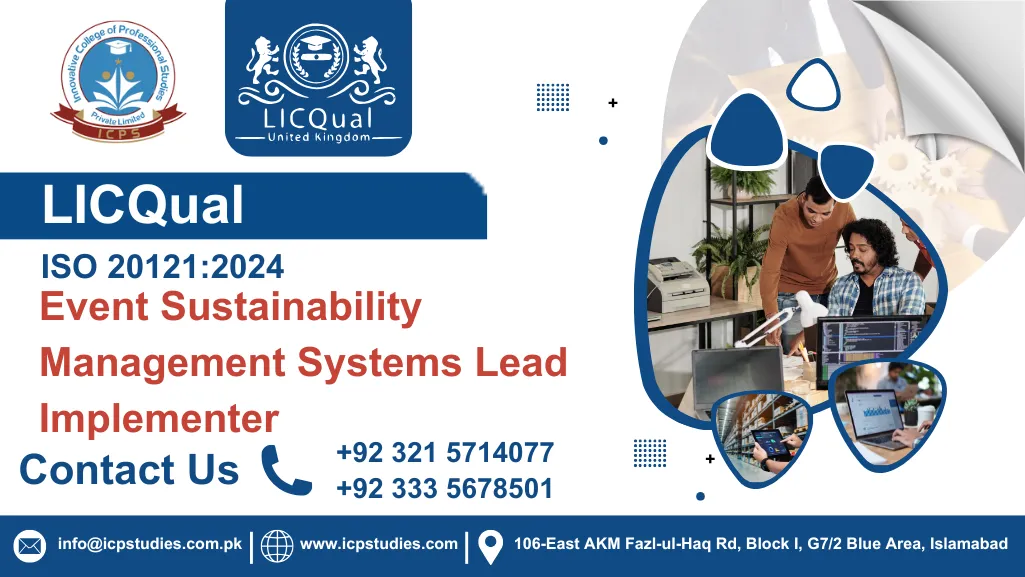 LICQual ISO 20121:2024 Event Sustainability Management Systems Lead Implementer
