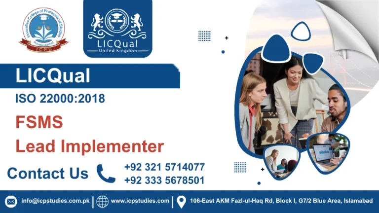 LICQual ISO 22000:2018 FSMS Lead Implementer