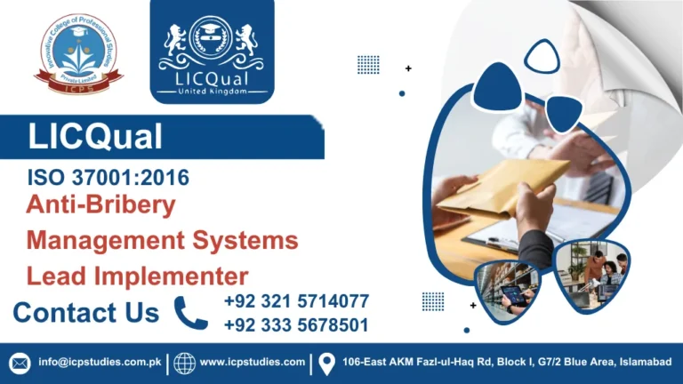 LICQual ISO 37001:2016 Anti-Bribery Management Systems Lead Implementer