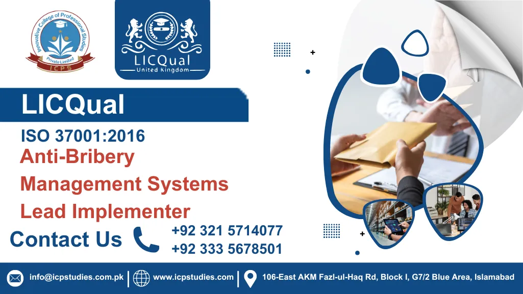 LICQual ISO 37001:2016 Anti-Bribery Management Systems Lead Implementer