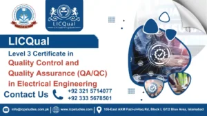 LICQual Level 3 Certificate in Quality Control and Quality Assurance (QA/QC) in Electrical Engineering