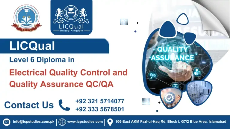 LICQual Level 6 Diploma in Electrical Quality Control and Quality Assurance QC/QA