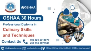 OSHAA 30-Hours Professional Diploma in Culinary Skills and Techniques