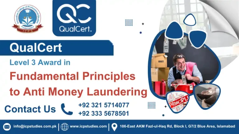 QualCert Level 3 Award in Fundamental Principles to Anti Money Laundering
