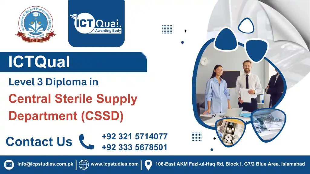 ICTQual AB Level 3 Diploma in Central Sterile Supply Department (CSSD)