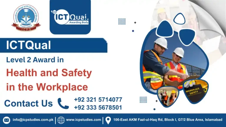 ICTQual Level 2 Award in Health and Safety in the Workplace