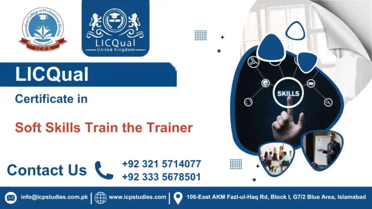 LICQual Certificate in Soft Skills Train the Trainer